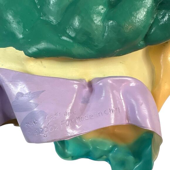 Vintage 2002 The Simpsons "Krusty the Clown" Vinyl Halloween Mask Matt Groening - Picture 15 of 16